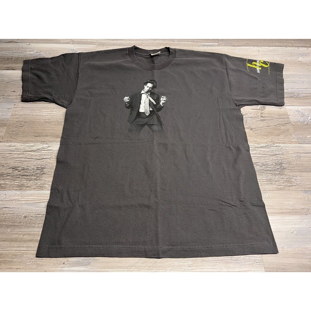 Vintage Harry Connick Jr T-Shirt XL Gray Portrait Music Graphic USA